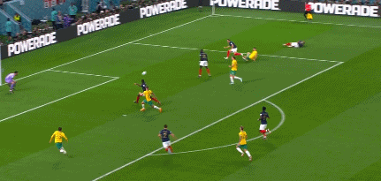 俄罗斯世界杯法国vs澳大利亚（爆冷？不存在的！法国4：1澳大利亚，姆巴佩传射，吉鲁双响创记录）-趣拿体育