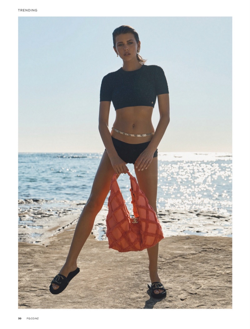 新西兰超模乔治娅‧福勒(Georgia Fowler)拍摄的时尚大片