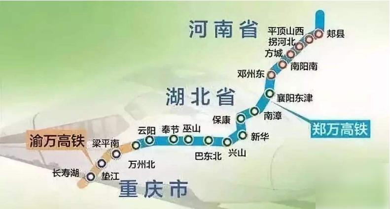 郑(州)万(州)高铁襄(阳)万(州)段预测票价
