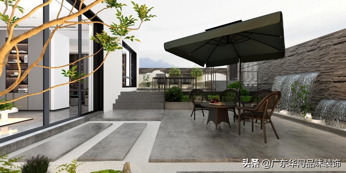 458㎡现代简约风，超大复式结构装修，将大自然带回家