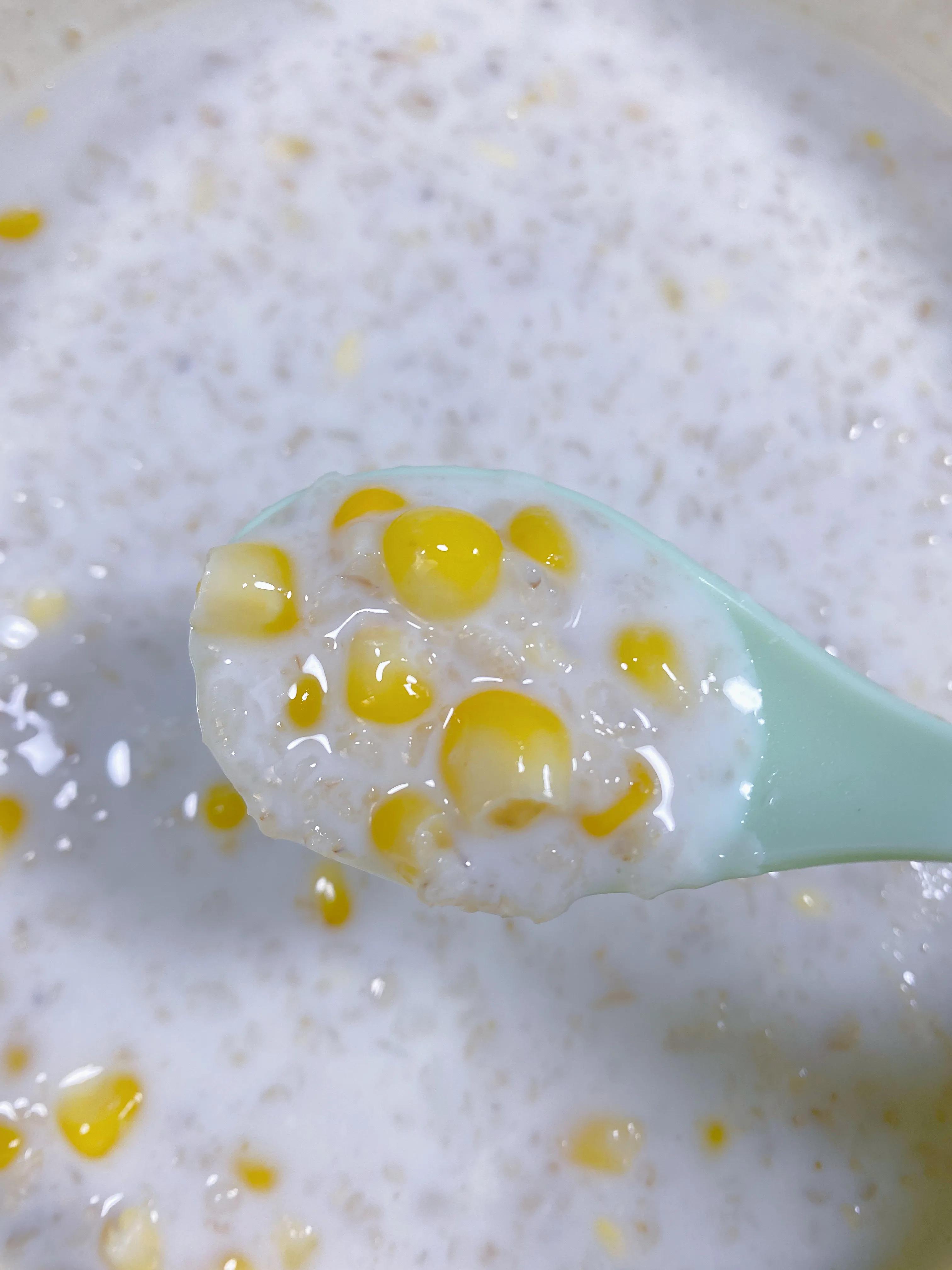 【玉米燕麦粥】做法步骤图 减脂期的姐妹们也能吃-起舞食谱网