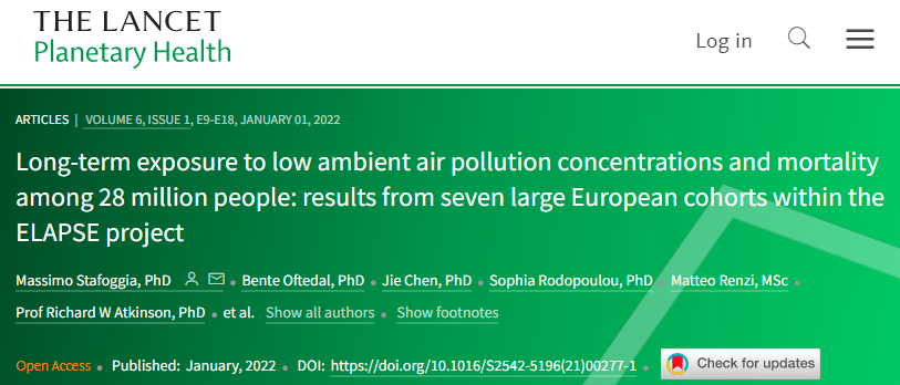 空气污染有哪些健康危害？《柳叶刀》：PM2.5一年致死180万