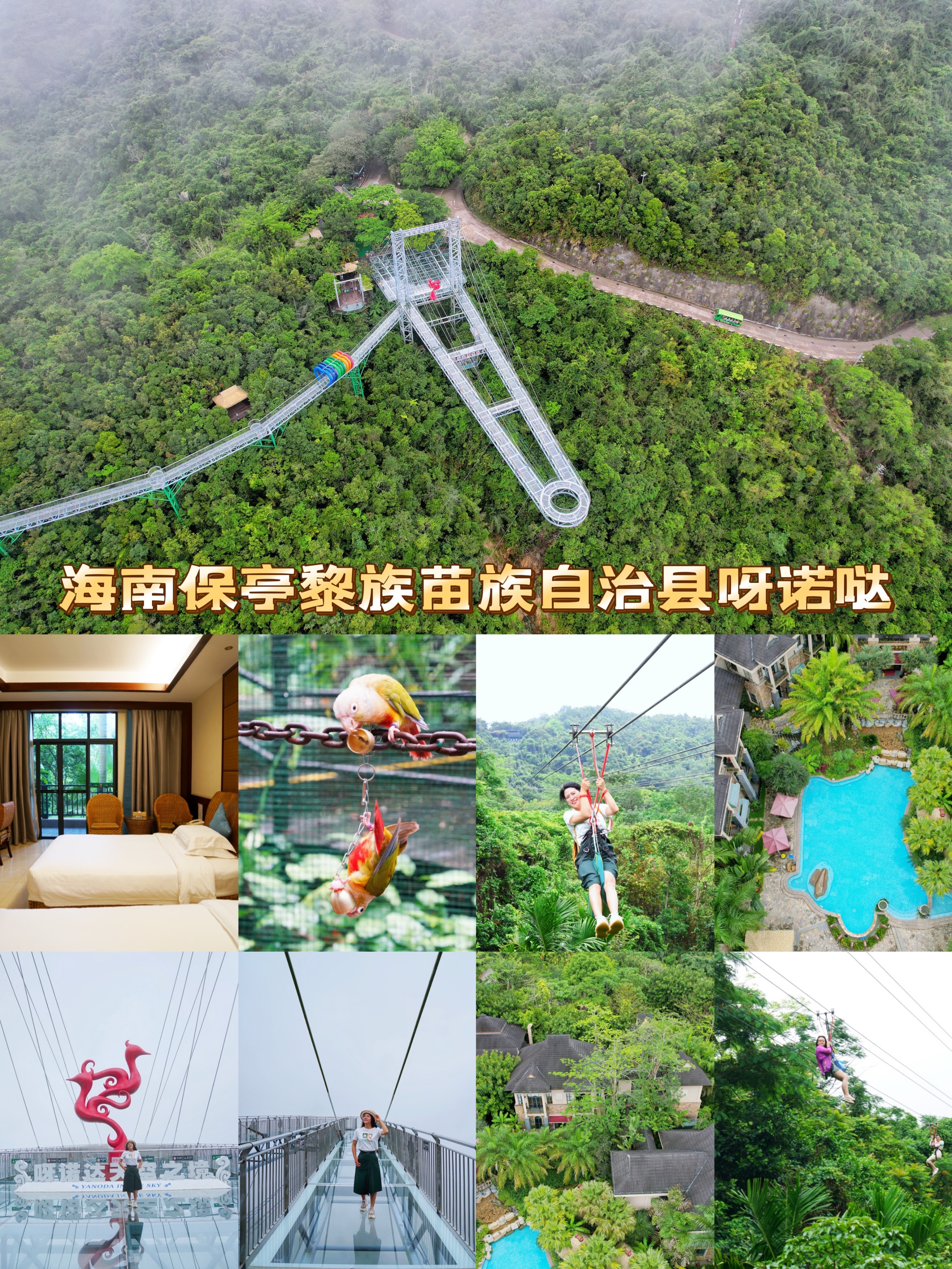 自驾海南，探寻雨林秘境，黎族村落到茶园深处，4天3晚游玩全攻略