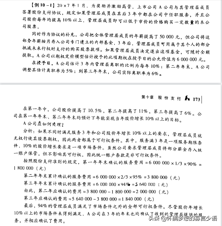 CPA《会计》教材例题（6-10章）