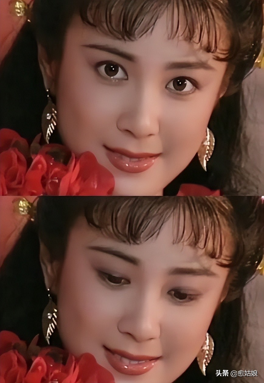 在《唐太宗李世民》中的扮相同样惊艳,她饰演的是李世民的宠妃杨吉儿