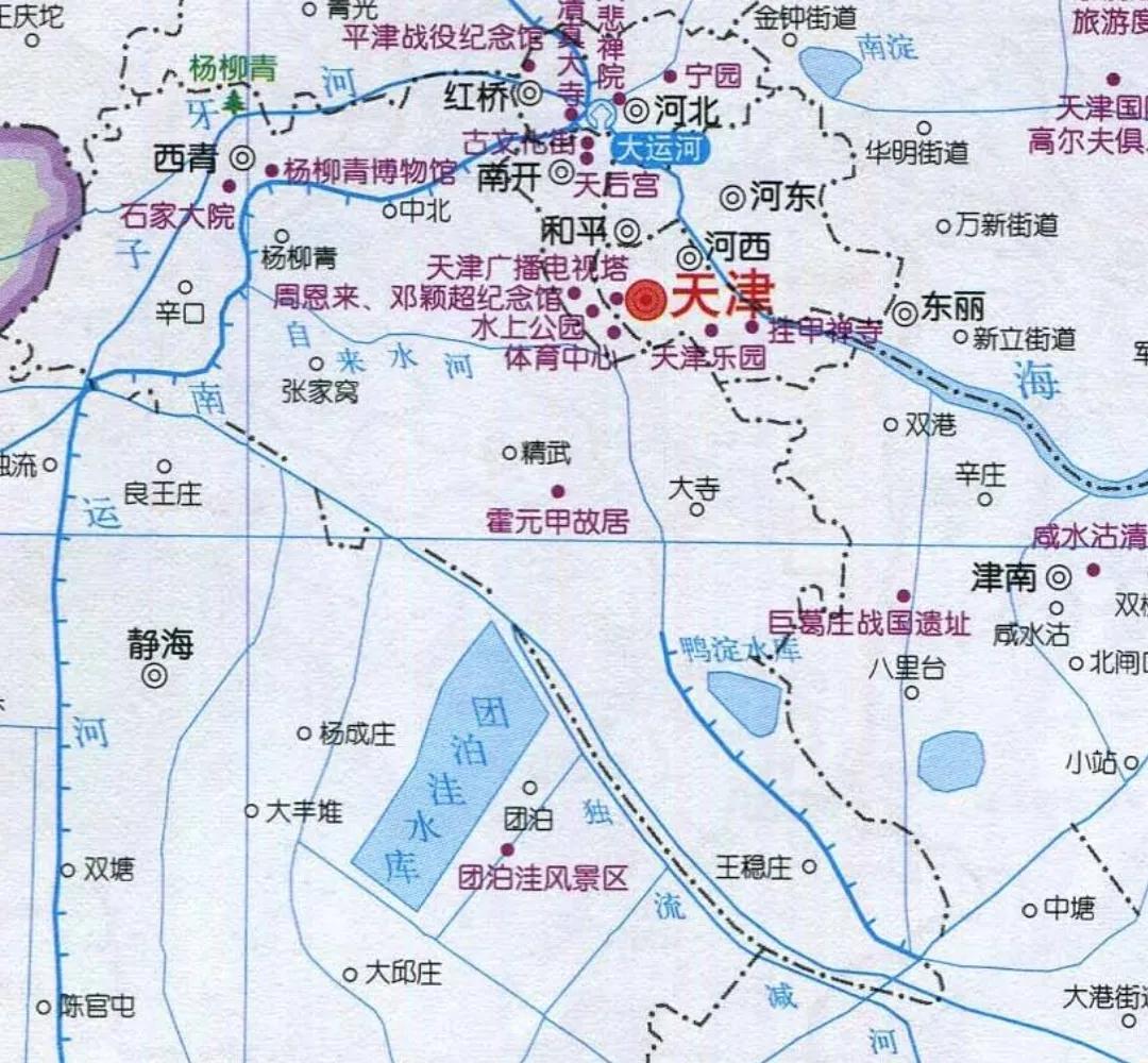 中国旅游地图揽胜—天津西青