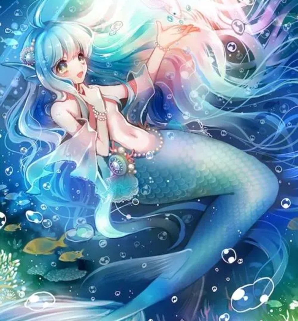 代表形象:美人鱼美人鱼是西方的叫法,在我国古代通常称之为