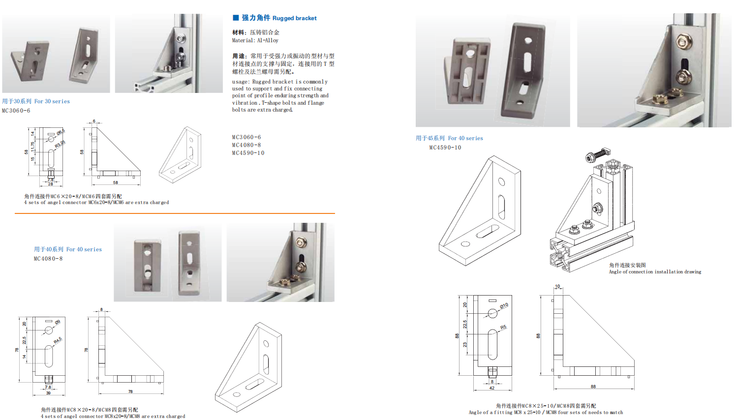 铝型材角件受力强度标准