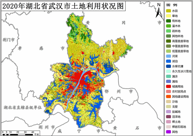 全国首套-2021土地利用矢量数据正式发布