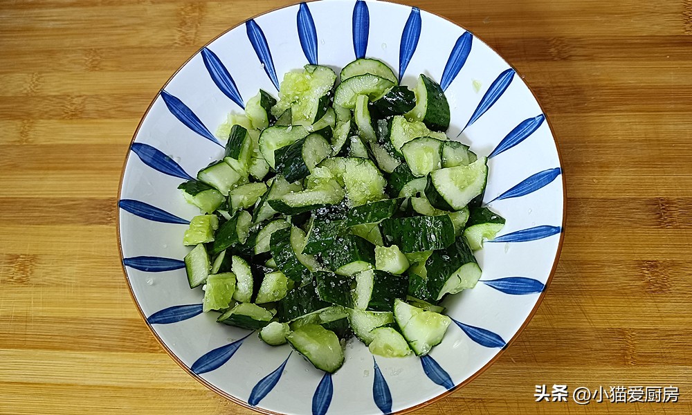 图片[5]-【泡菜拌黄瓜】做法步骤图 味道酸辣 夏天吃太爽了-起舞食谱网