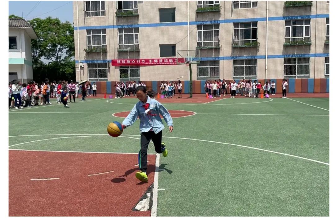四川天府新区大林小学开展校园篮球班级联赛系列活动