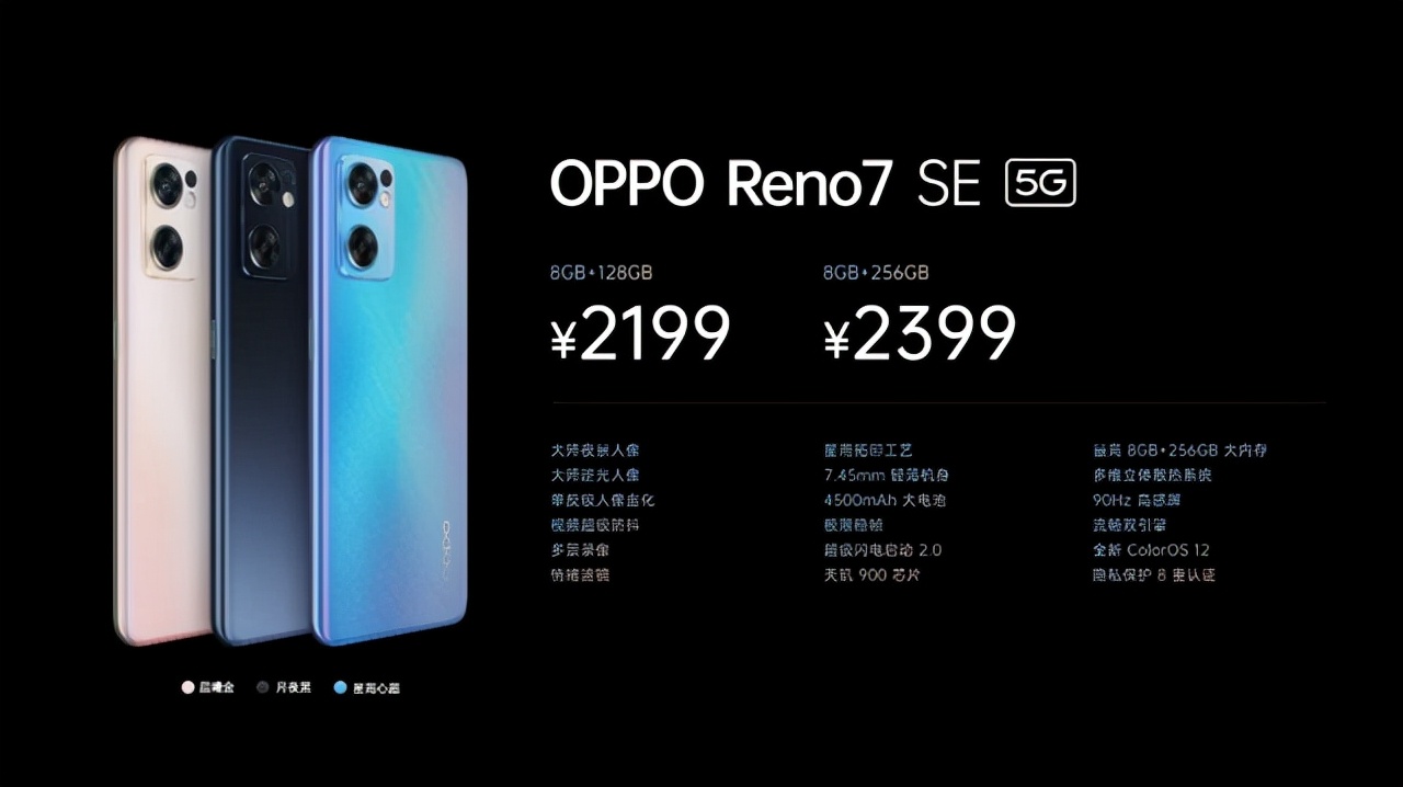 全球首发超感光猫眼镜头，OPPO Reno7系列发布2199元起