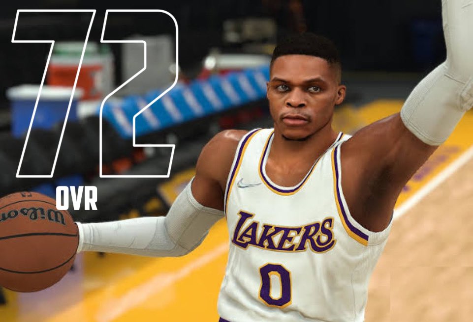 nba2k为什么球员分数下降(又双叒降分？威少2K23能力值只有72，还不如新秀赛季创生涯新低)