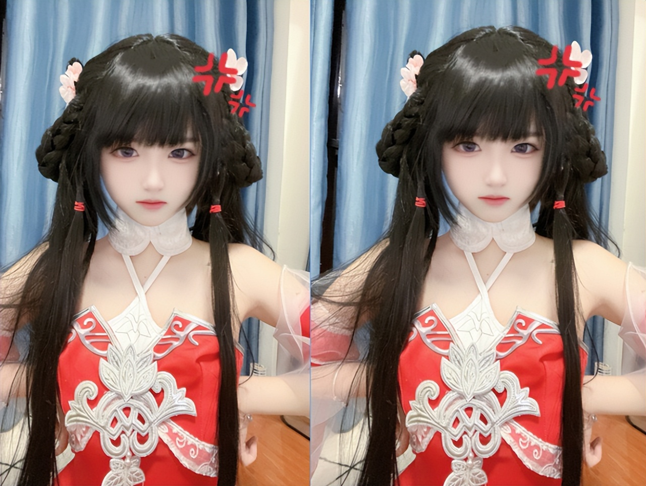 小美女COS《完美世界》火灵儿堪称一比一还原-哪边嗨