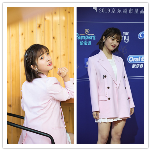 沈月的日常穿搭超可爱，学院风的穿搭就是美，都不像成年人了