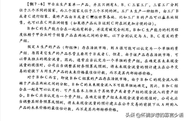 CPA《会计》教材例题（6-10章）