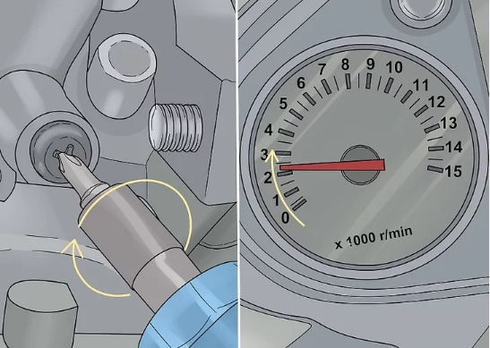 如何调整摩托车怠速