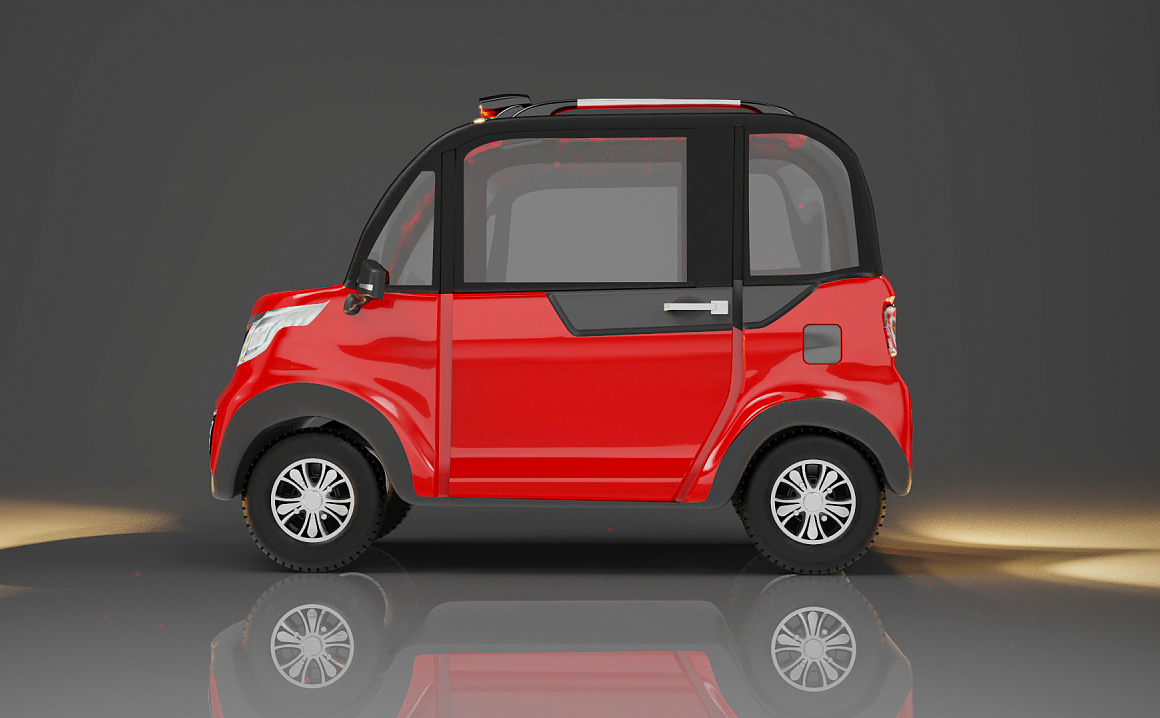 这是道路上常见的车型,微型四轮低速电动车,也被称为老年代步车,它在