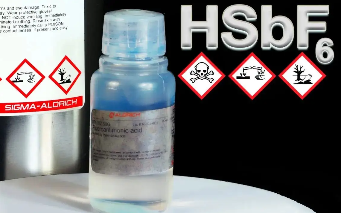 氟锑酸的酸性非常强,是一种非常危险的化学物质,那么氟锑酸在现实生活