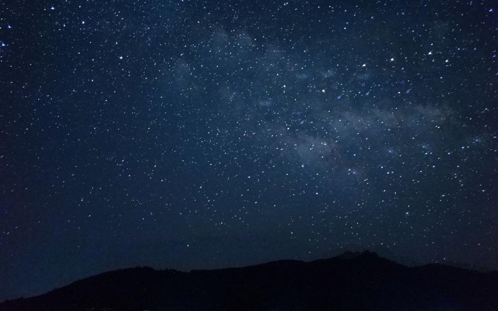 夜晚美丽天空的照片图片