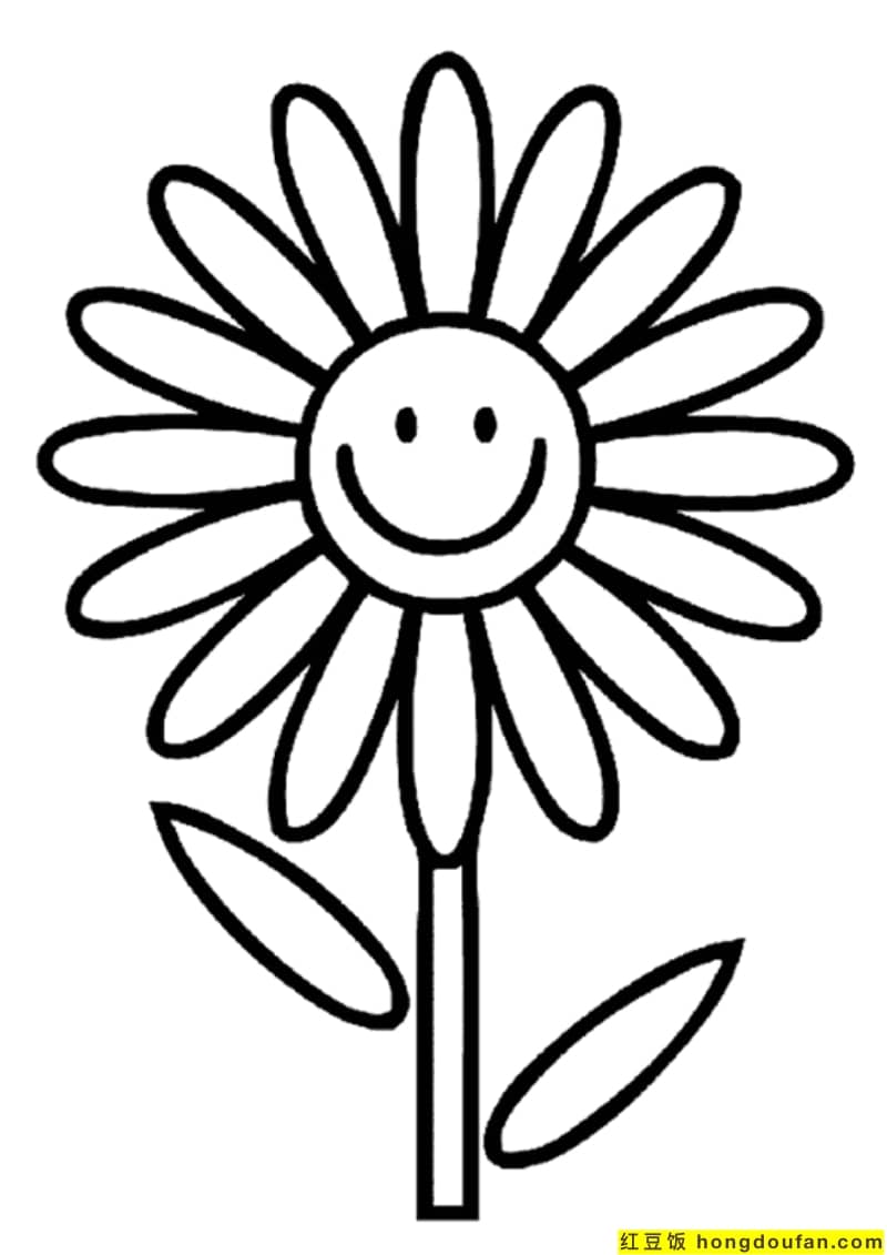 花简笔画图片大全 花简笔画手绘图片-大连号