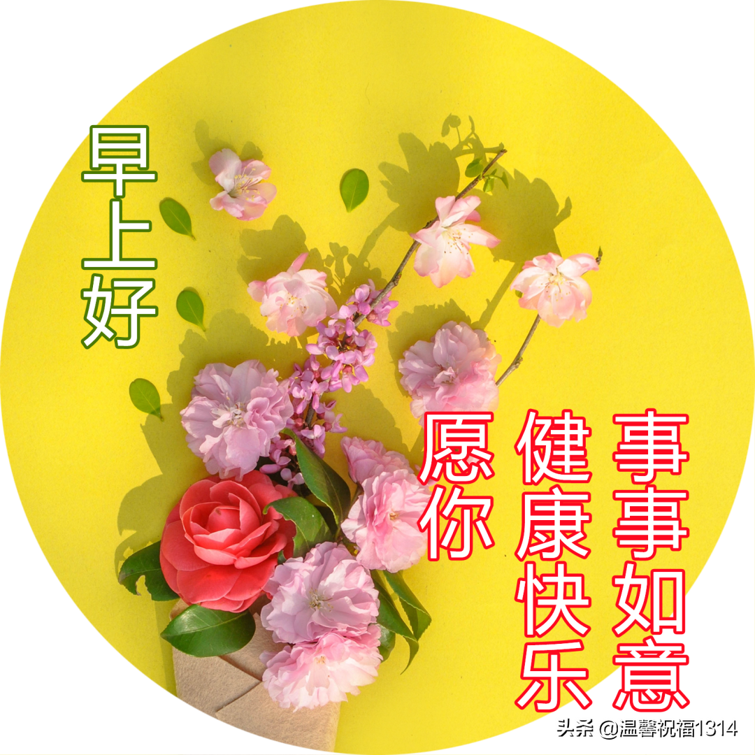 祝愿你幸福快乐早安图片 温暖心头早上好祝福