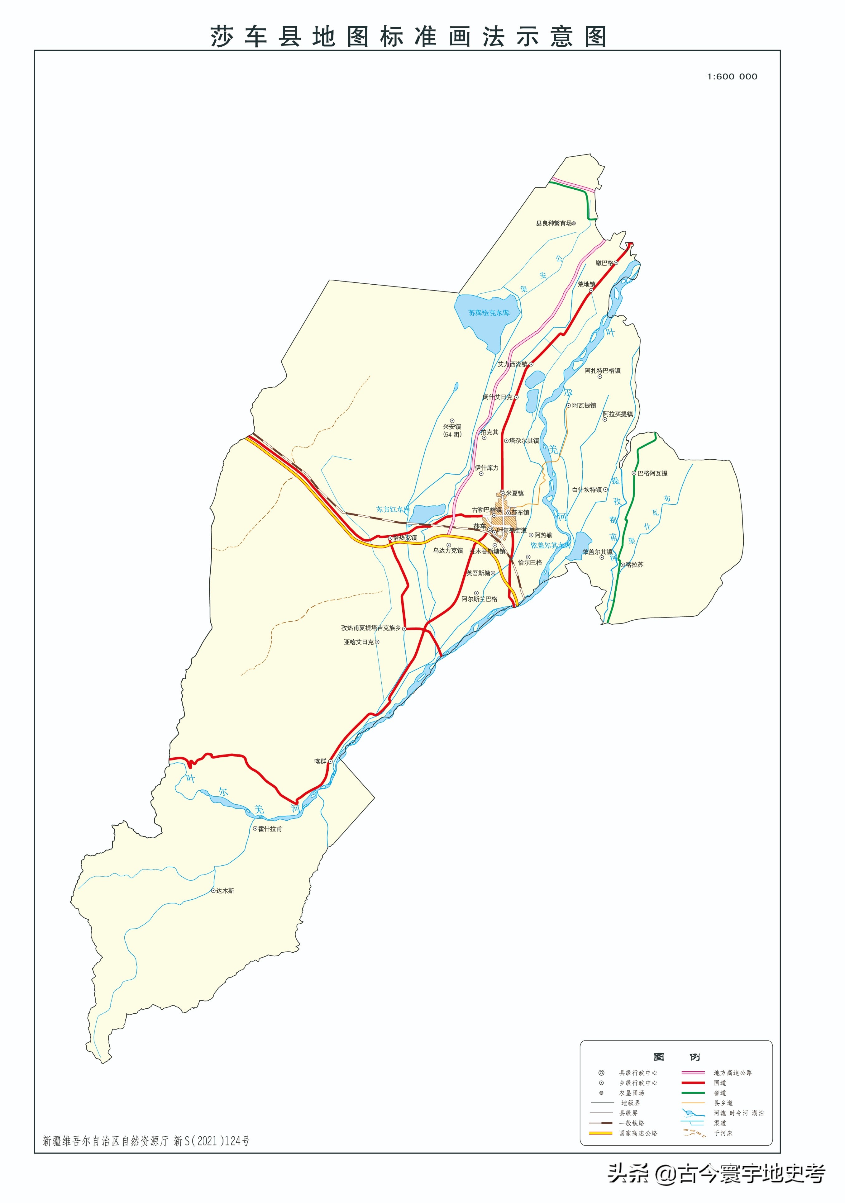 新疆维吾尔自治区各地市州、县地图