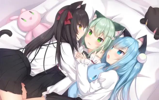 动漫美少女猫娘《猫羽雫》