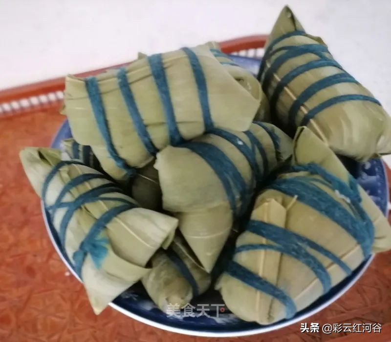 四角粽子包法（四角粽子包法教程）-第21张图片-大连信息网