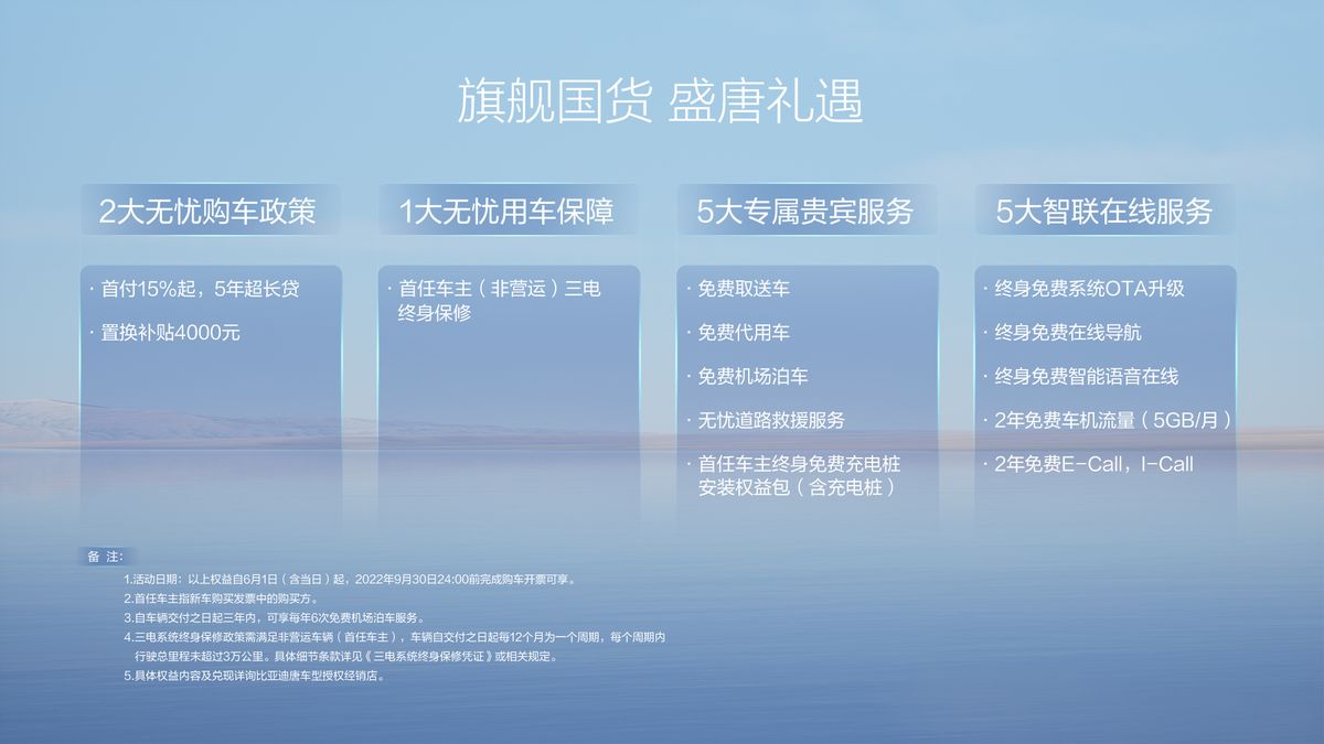 纯电SUV引领者上市 2022款唐EV售价27.98万元起