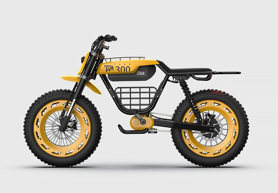 新品｜坦克Tank电动自行车「黄金甲」，这你受得了么