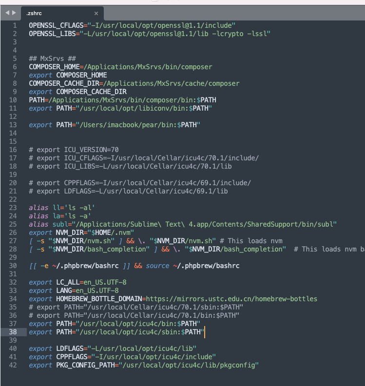 mac php 启用intl 苦难记