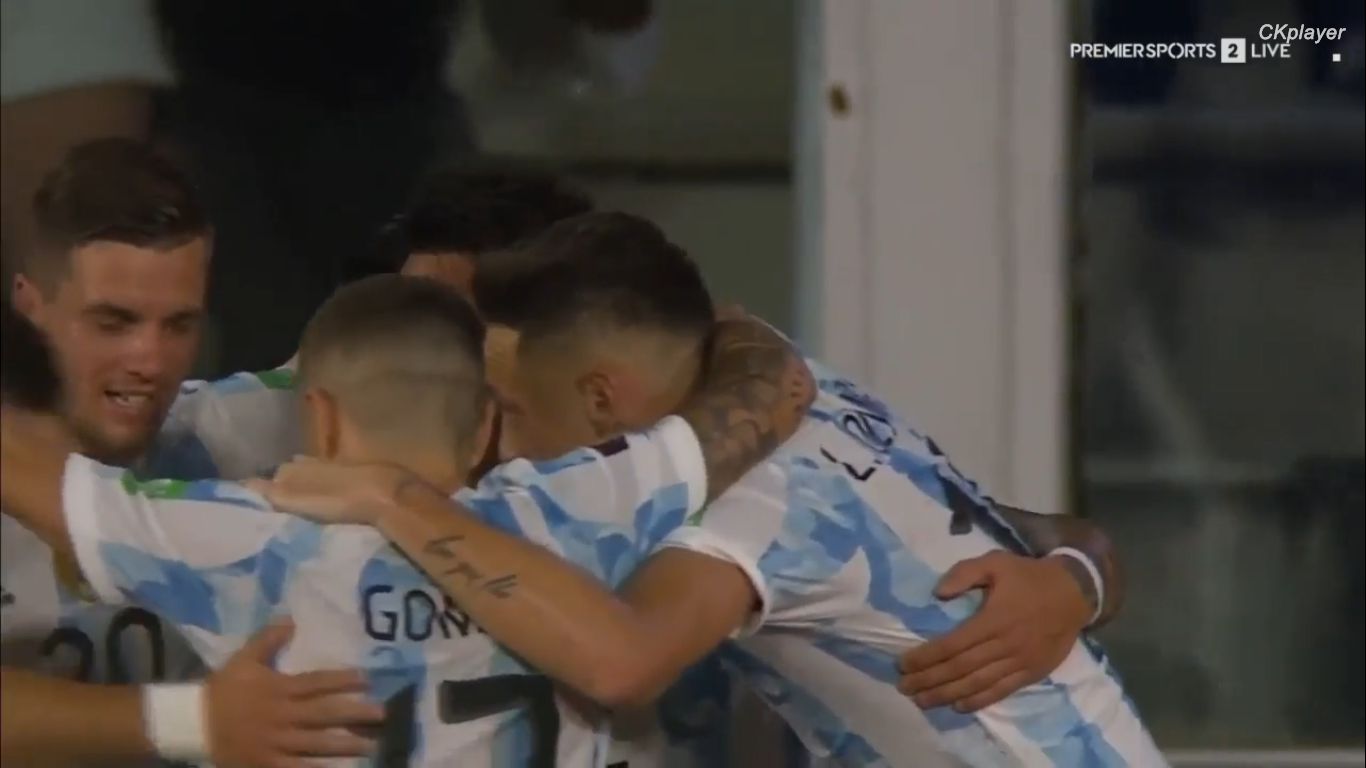 阿根廷对哥伦比亚（劳塔罗劲射破门，迪马利亚任意球制造威胁，阿根廷1-0哥伦比亚）
