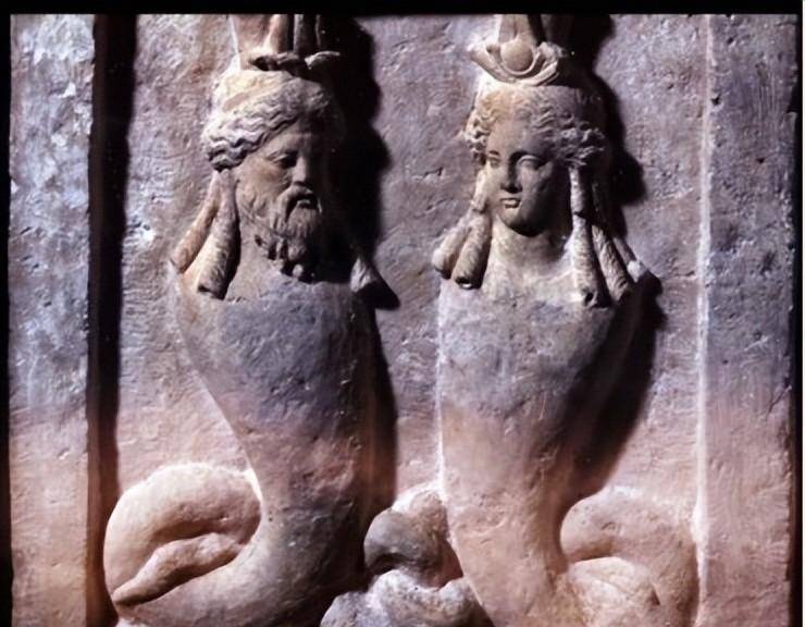 伏羲女娲交尾图我们从小便熟知的女娲造人的故事是祖先最早的神话,而