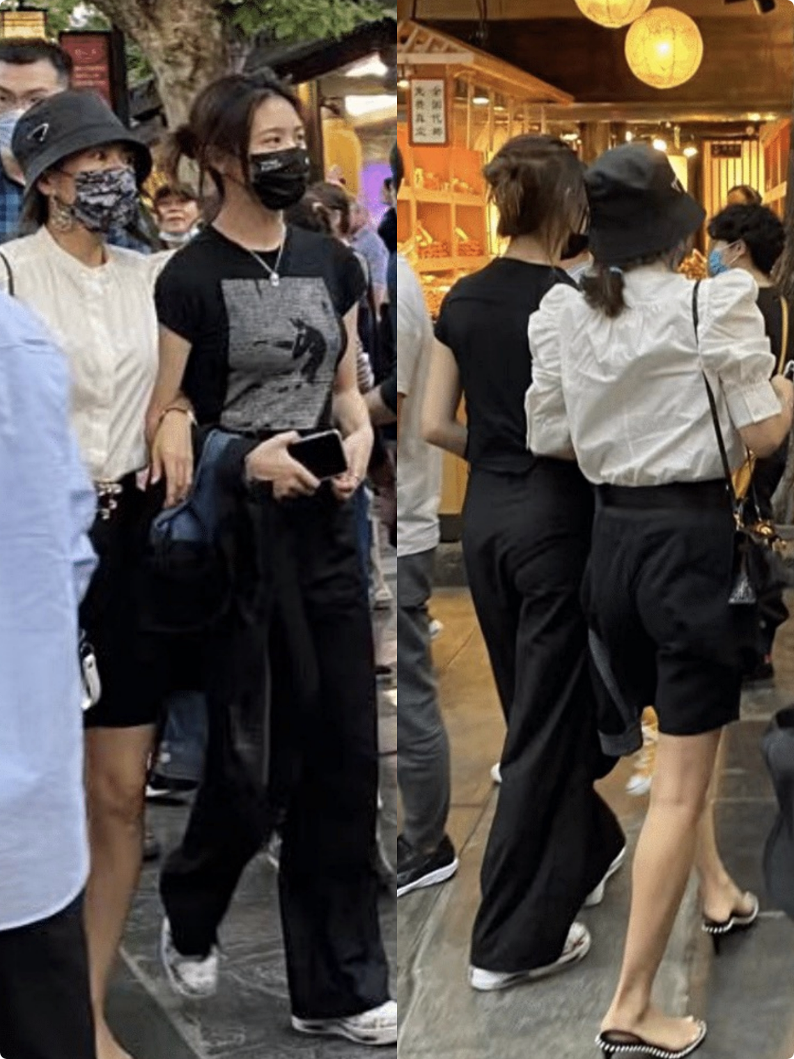 章子怡带儿女出游，与醒宝坐海盗船，弟弟神似姐姐，两位保姆同行