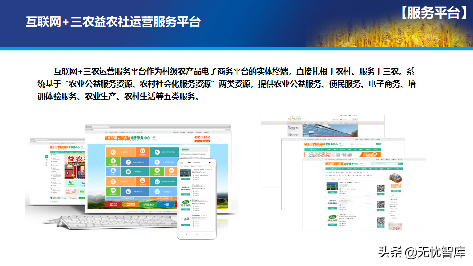 65页PPT智慧数字乡村农业大数据解决方案（附PPT全文下载）