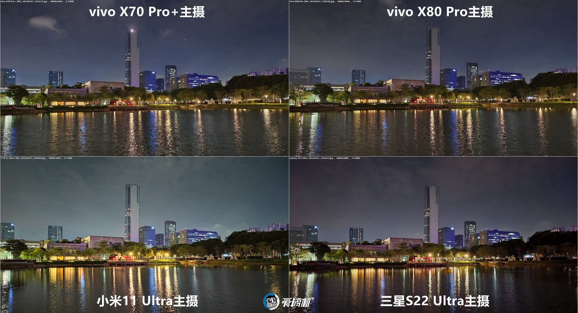 旗舰拍照PK：vivo X80Pro对X70Pro+、三星S22Ultra、小米11Ultra