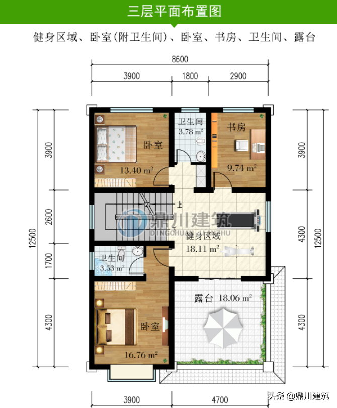 6套实用接地气带车库别墅，可停车可放杂物，农村建房必不可少