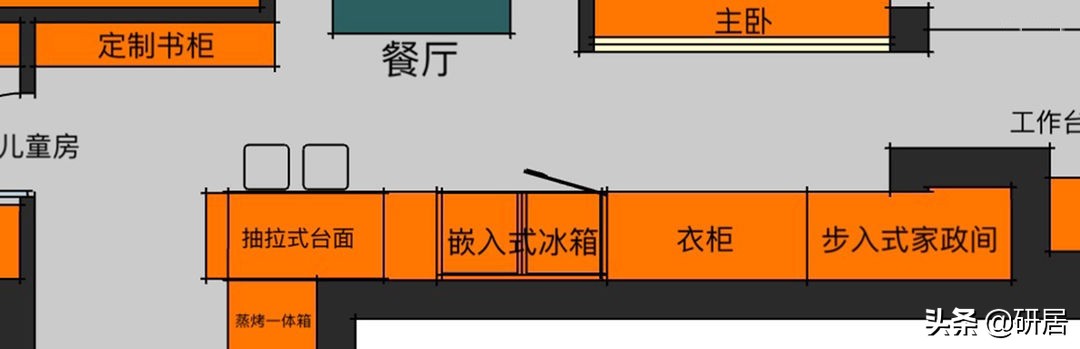 ​60㎡的老破小，住着三代人，挤出3间卧室，还有大衣帽间和书房