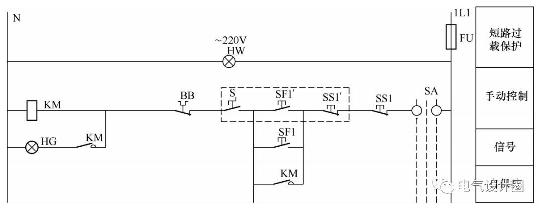 QJz2开关远控接线图图片