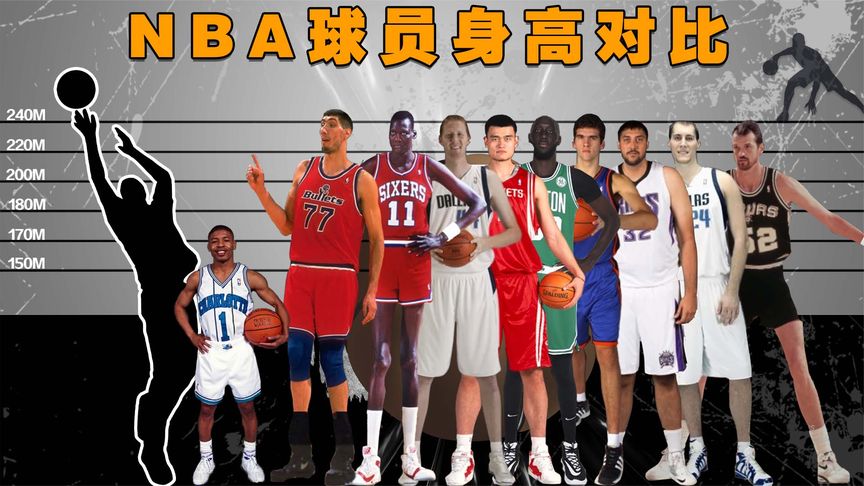 猜球员nba图片(为什么我们打不了NBA？普通人和NBA球星各个部位身体差距有多大？)