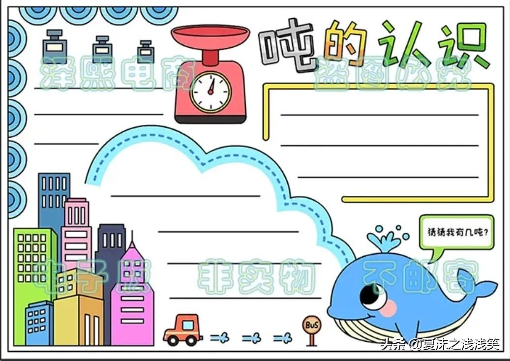 小学生数学常用手抄报200张