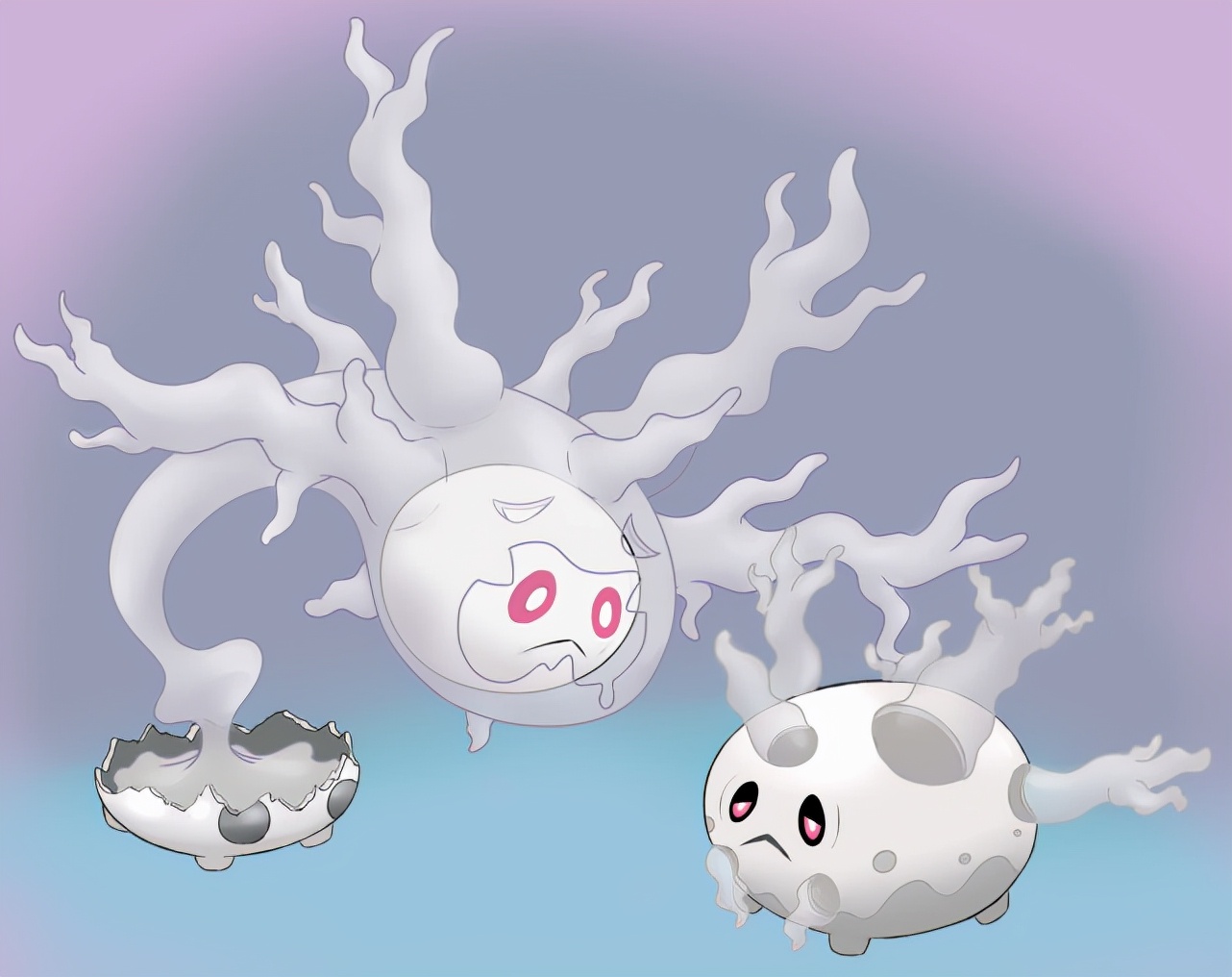 这是死掉的太阳珊瑚,属性幽灵系.