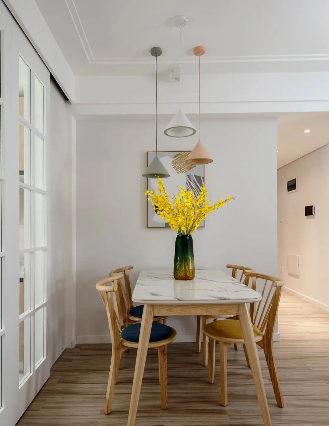 80m²清新又治愈：小户型北欧原木风，抄她家就够了