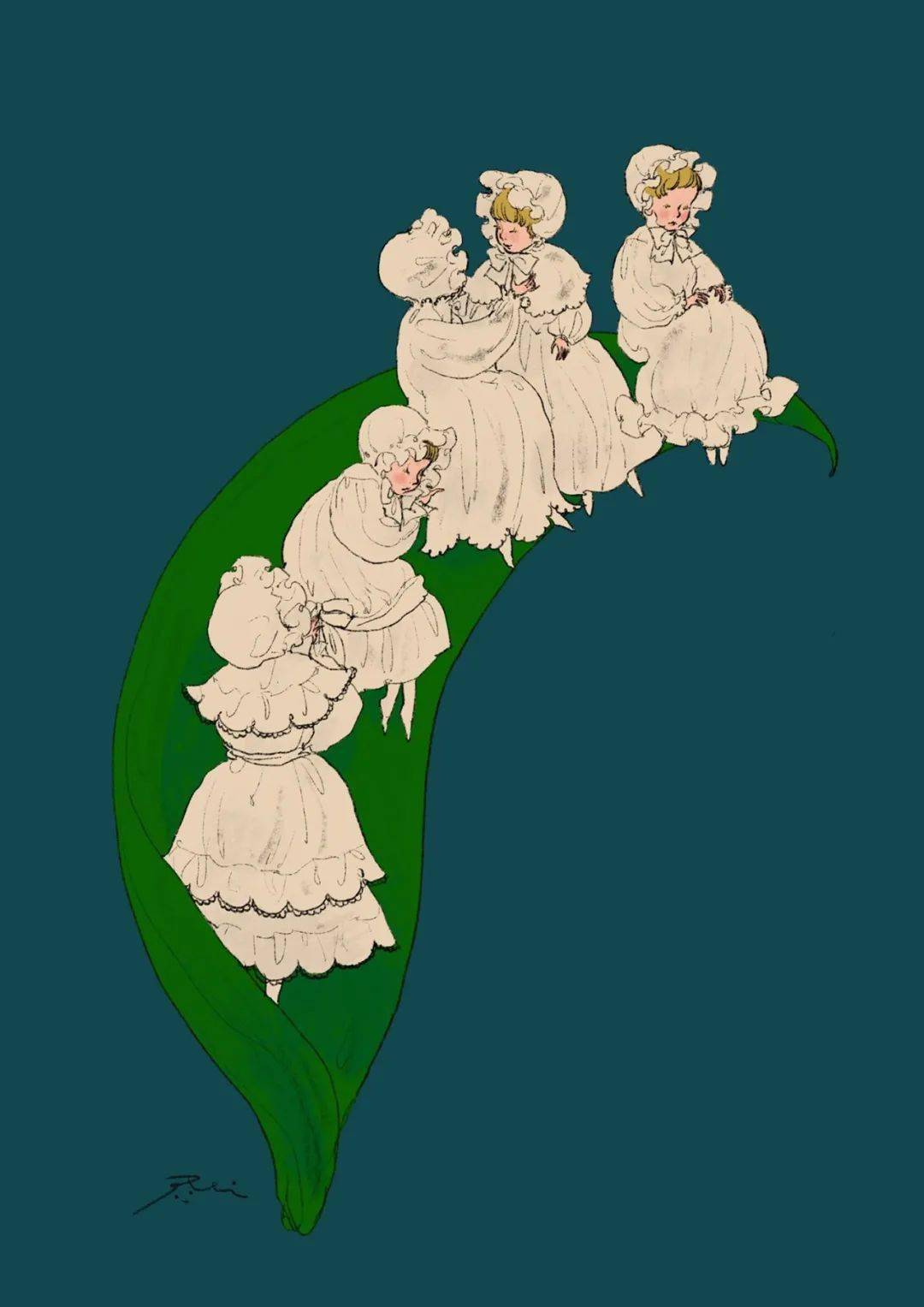 满是奇幻童话的创意灵感儿童绘本,日本仓叶四井水彩复古插画作品