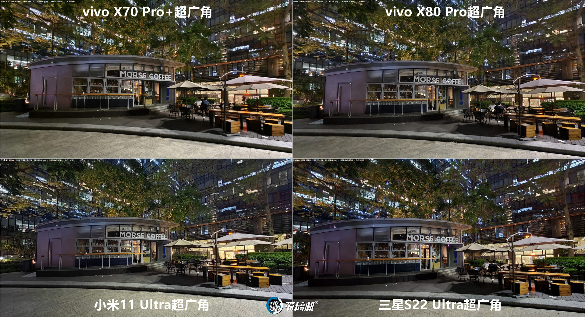 旗舰拍照PK：vivo X80Pro对X70Pro+、三星S22Ultra、小米11Ultra