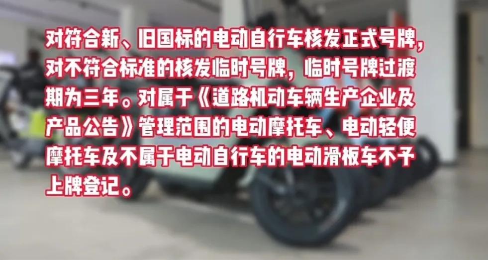 上牌照（电动车上牌照）