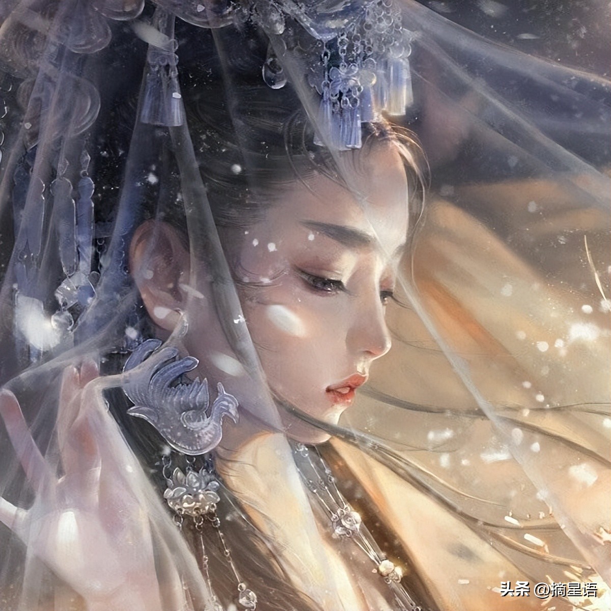 十二星座女生专属古风头像,天秤座美艳天蝎座高冷,你的呢?