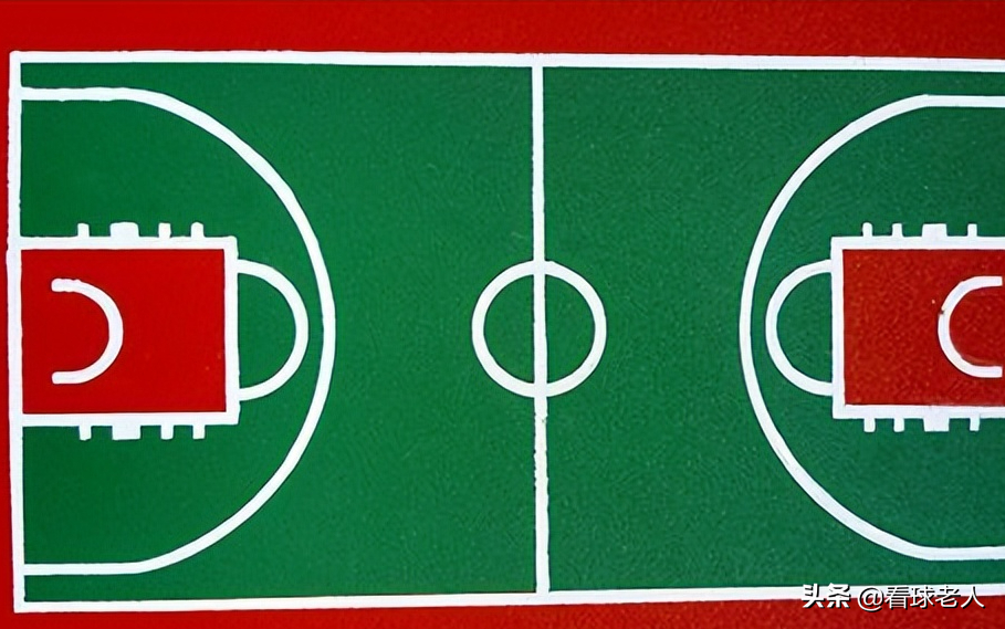 初中篮球框标准直径是多少(常识篇：篮球场的标准尺寸，NBA三分线并不是圆的)
