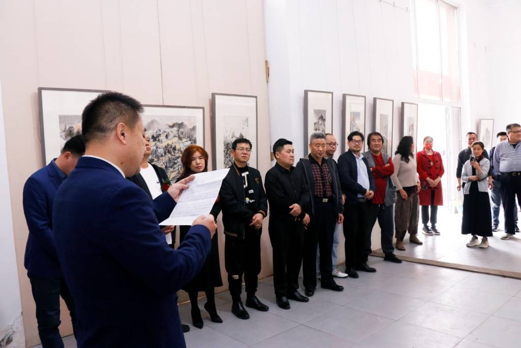 “独步行锋——孙腾水墨作品展”正式亮相北京万象美术馆